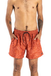 MENS SWIM SHORTS BURNT ORANGE