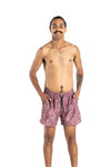 MENS SWIM SHORTS DUSTY BROWN