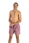 MENS SWIM SHORTS DUSTY BROWN