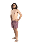 MENS SWIM SHORTS DUSTY BROWN