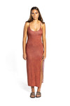 MAXI DRESS BURNT ORANGE